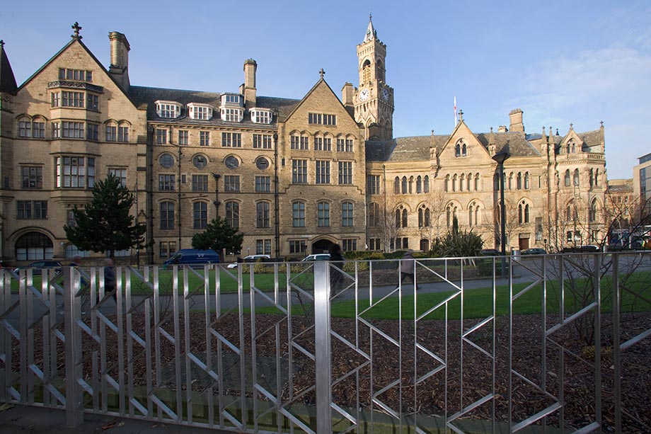 Bradford Town Hall, Stainless Steel Post and Panel Railings